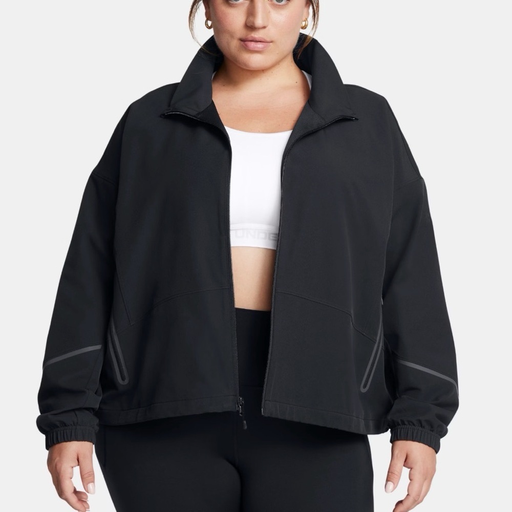 Under Armour Unstoppable full zip black jacket, large